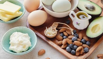 gitugotan ang mga pagkaon sa diet sa Keto